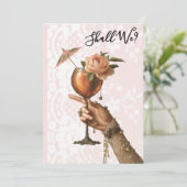 Invitation *~* Orné A101 Cocktail 3 PHOTO  EVEILLETTE (Debout devant)