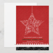 Invitation Ornement de Noël (Devant / Derrière)