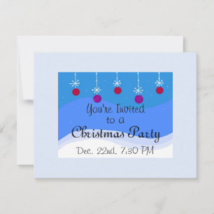 Invitation Ornement de Noël