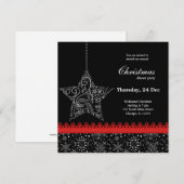 Invitation Ornement de Noël (Devant / Derrière)