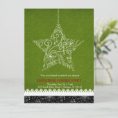 Invitation Ornement de Noël (Debout devant)