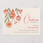 Invitation ornement de Noël  (Devant)