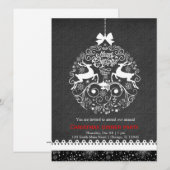 Invitation Ornement de Noël (Devant / Derrière)