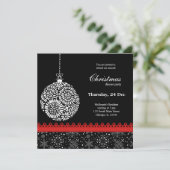 Invitation Ornement de Noël (Debout devant)