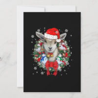Ornement de Noël de chèvre Décoration Cadeau Cadea