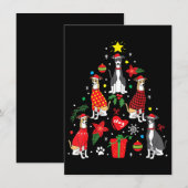 Invitation Ornement de Noël pour l'arbre de la mère de chien  (Devant / Derrière)