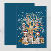 Invitation Ornement de sapin de Noël Beagle pour amateur de c (Devant / Derrière)