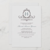 Invitation Ornementale Vintage 2 (Devant / Derrière)