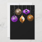 Invitation Ornements de fête d'Halloween (Dos)