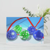 Invitation ornements de Noël (Debout devant)