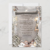 Invitation Ornements de Noël, Compagnie de Noël Pine Tree (Devant)