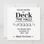 Invitation Ornements en verre/Deck/Invitation (Dos)