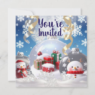 Invitation Ornements en verre/Deck/Invitation
