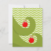 Invitation Ornements rouges (Dos)