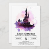 Invitation Orthographe Et Assistant Anniversaire (Devant / Derrière)