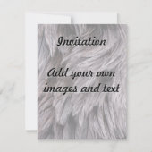 Invitation Ostrich Feathers (Devant)