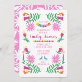 Invitation Otomi Imprimer Fiesta Anniversaire (Devant / Derrière)