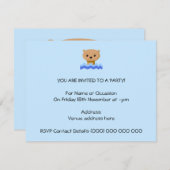 Invitation Otter de natation. (Devant / Derrière)