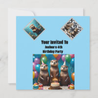 Otter Triplets Anniversaire, Anniversaire Invitati