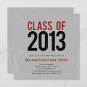 Invitation ou annonce d'un groupe de diplômés Vint (Devant / Derrière)