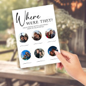 Invitation Où Étaient-Ils Partie De Mariage