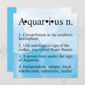 Invitation ou faire-part de naissance (Devant / Derrière)