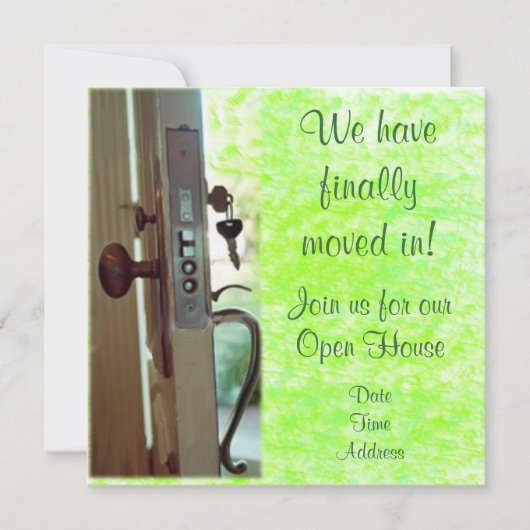 Invitation ou faire-part de pendaison de (Devant)