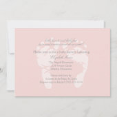 Invitation ou Faire-part d'impressions de pieds (Devant)