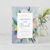 Invitation Où l'amour pousse Brunch de la fête des mères (Debout devant)
