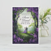 Invitation Où l'élégance rencontre l'amour éternel Mariage (Debout devant)
