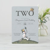 Invitation Où les choses sauvages sont 2ème anniversaire (Debout devant)