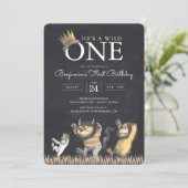 Invitation Où les choses sauvages sont le tableau de bord 1er (Debout devant)