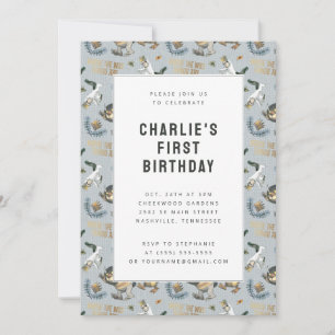 Invitation Où les choses sauvages sont Motifs 1er anniversair
