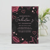 Invitation Ou Love mignonne Femme Ado Fille Galentines Jour V (Debout devant)