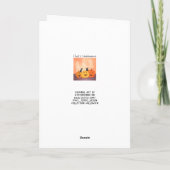Invitation ou salutation Halloween pour chats/fant (Dos)