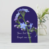 Invitation Oublie-moi-non-invitation (Debout devant)