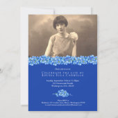 Invitation Oubliez les funérailles célébrations de la vie ble (Dos)