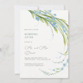 Invitation Oubliez-Moi-Pas Le Matin Après L'Invitation (Devant)