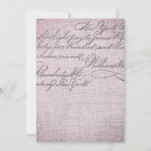 Invitation Oui Oui Tournez trois fleurs Paris Anniversaire (Dos)