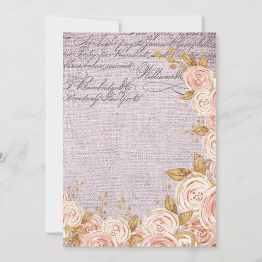 Invitation Oui Oui Trois Fêtes D'Anniversaire Au Café Paris (Dos)