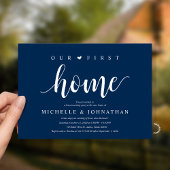 Invitation Our First Home Modern Rustic Housewarming party