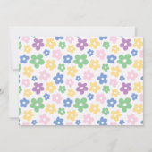 Invitation Our Little Lovebug, Flowers First Birthday Party (Dos)