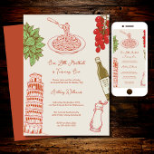 Invitation Our little meatball is turning one 1st Birthday