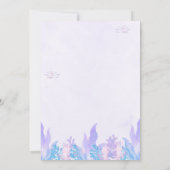 Invitation Our Little Mermaid Birthday Party Pink (Dos)