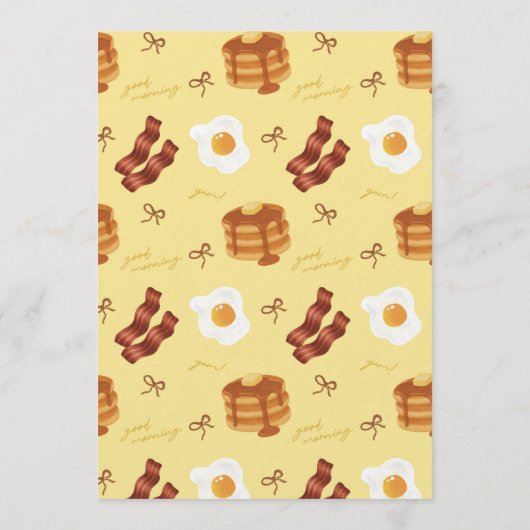 Invitation Our Little Pancake Breakfast Brunch Theme (Dos)