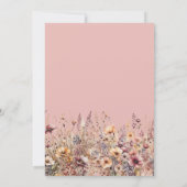 Invitation Our Little Wildflower Fall Floral Baby Shower (Dos)