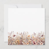 Invitation Our Little Wildflower Fall Floral Baby Shower (Dos)