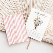 Invitation Our Little Wildflower First Birthday Party