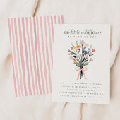 Invitation Our Little Wildflower First Birthday Party
