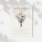 Invitation Our Little Wildflower First Birthday Party